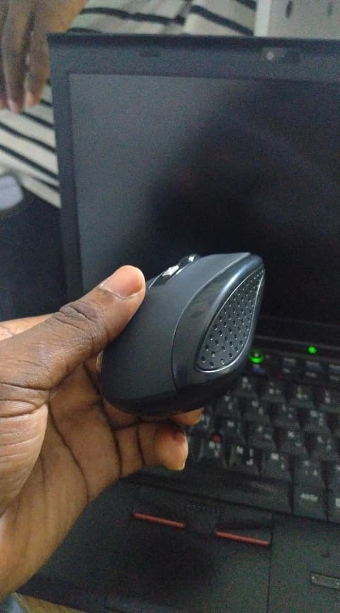 Souris optique sans fil mince 2.4GHz, récepteur USB 1600DPI, pour Gamer, bureau, conception ergonomique, pour PC, ordinateur portable et de bureau view 3