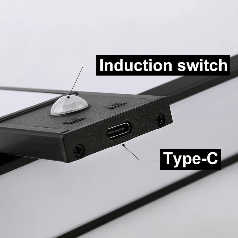 20cm/30cm Cabinet Light USB Rechargeable Motion Sensor Led Light for Kitchen Wardrobe Cabinet Lighting LED Night Light