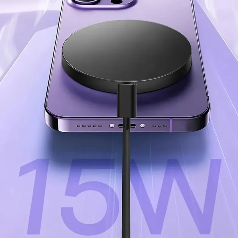 Magnetic Wireless Charger for iPhone 17 16 15 14 13 12 Pro Max view 3