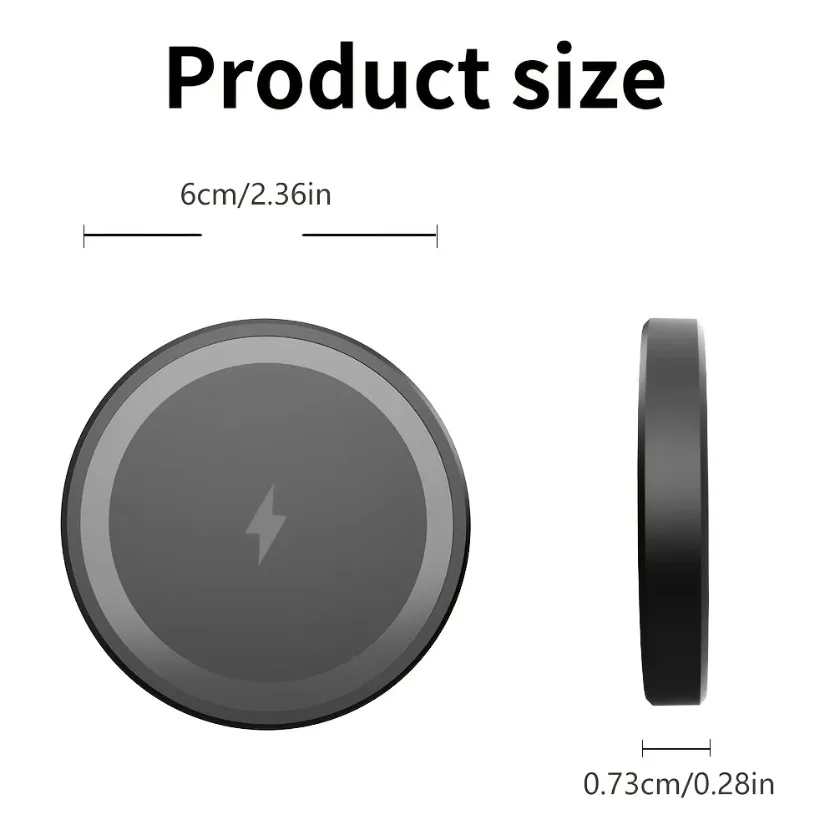 Magnetic Wireless Charger for iPhone 17 16 15 14 13 12 Pro Max view 2