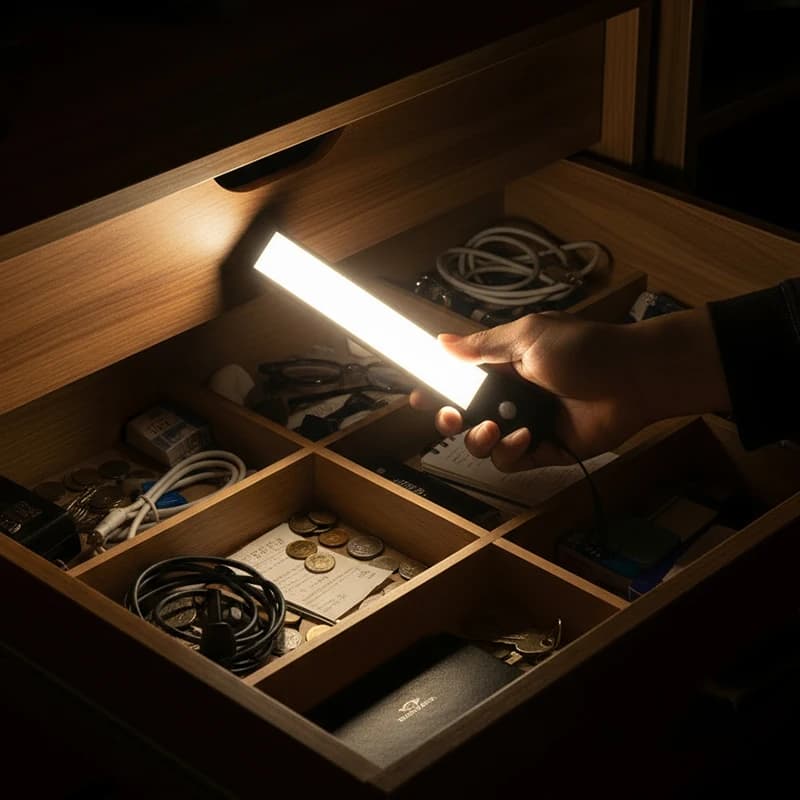 20cm/30cm Cabinet Light USB Rechargeable Motion Sensor Led Light for Kitchen Wardrobe Cabinet Lighting LED Night Light view 3
