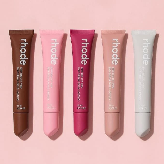 Rhod Lip Balm Moisturizing Mirror Long Lasting Lip Gloss Ribbon Espresso Raspberry Toast Plump No-stick Lip Oil Makeup Cosmetic view 3