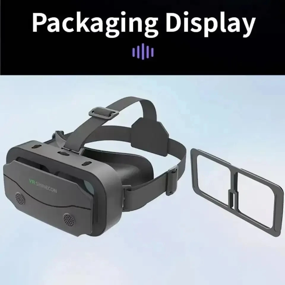 Lunettes de réalité virtuelle 3D VR, appareils de casque, lentilles de casque, lunettes intelligentes pour Smartphones, téléphone portable, jeu Mobile, ensemble de visionneuse Viar - AliExpress 44 view 5